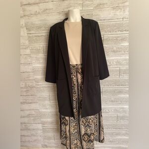 New York CC 3/4 sleeve blazer